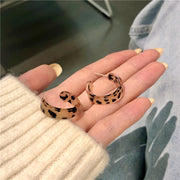 Evergreen Beauty & Health New Fashion Leopard Resin Earrings