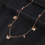 Evergreen Beauty & Health Butterfly Star B Butterfly Necklace Collection