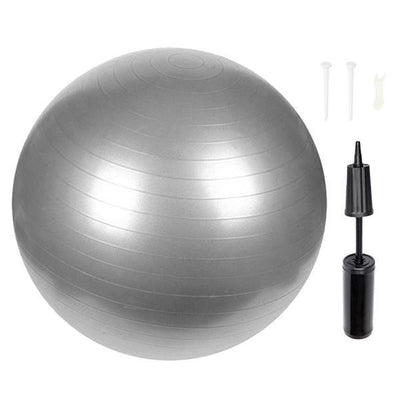 Evergreen Beauty & Health Silver 65cm Explosion-proof Yoga Ball