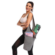 Evergreen Beauty & Health Fashion Yoga Mat Shoulder Large Capacity Zippered Pocket Bag