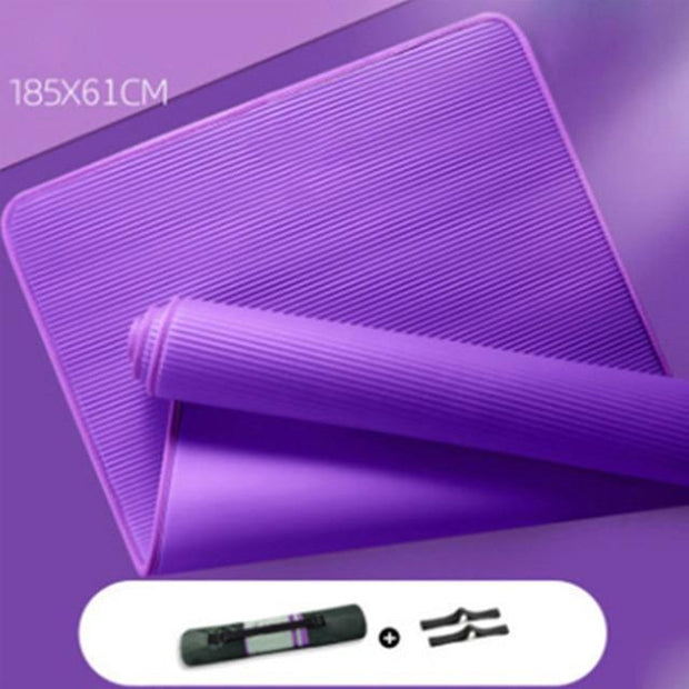 Evergreen Beauty & Health 15mm purple Non-slip Tear Resistant Mats