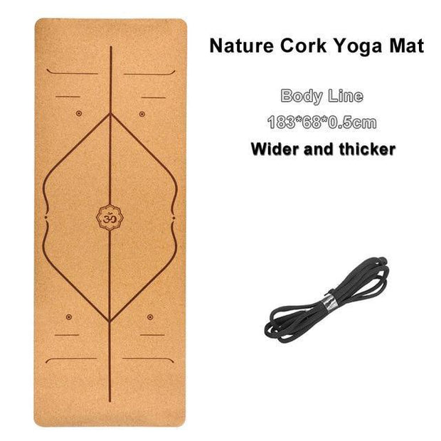 Evergreen Beauty & Health Body Line Yoga Mat With Position Body Line
